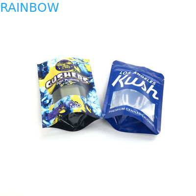 CBD 3.5g Soft Touch Cookie Bag, Bau Bukti Kemasan Kantong Foil Mylar Childproof