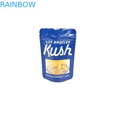 Logo Kustom Untuk Biji Tepung Terigu Dengan Ritsleting Bolsa Sac Plastique Stand Up Pouch Bags Jendela Kosmetik