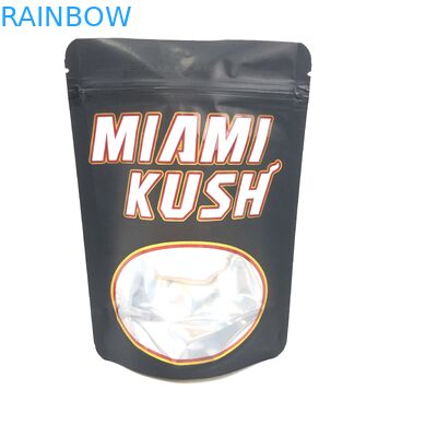 Doypack Zipper MOPP 8OZ Zipper Stand Up Pouch VMPET