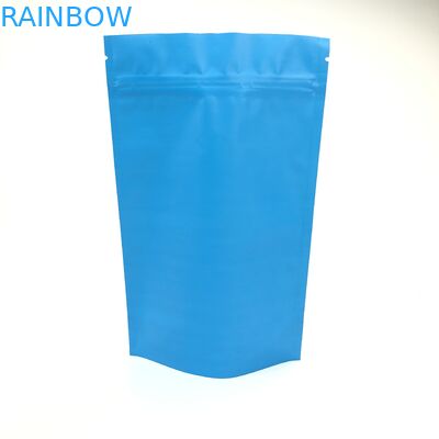 Doypack Zipper MOPP 8OZ Zipper Stand Up Pouch VMPET