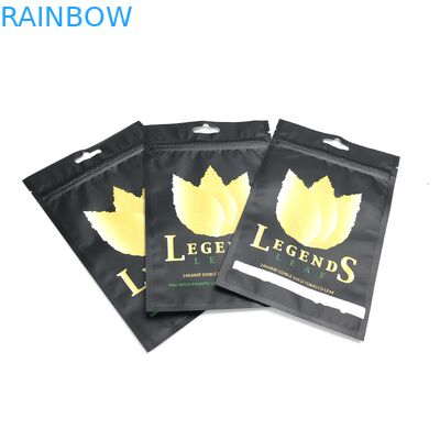 Matte Film MOPP VMPET Tas Kunci Zip yang Dapat Ditutup Kembali Untuk Rokok Tembakau