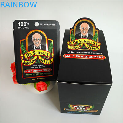 3,5 Gram Kemasan Gulma Bunga Kering Mylar Foil Bags MOPP