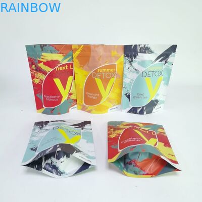 Matte CMYK VMPET Aluminium Foil Tea Bags 50micron Untuk Teh Hijau