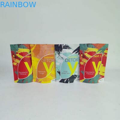 Matte CMYK VMPET Aluminium Foil Tea Bags 50micron Untuk Teh Hijau