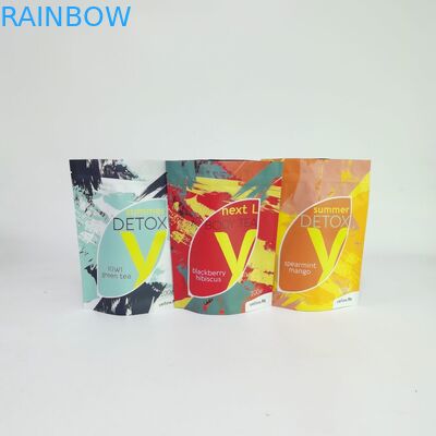 Matte CMYK VMPET Aluminium Foil Tea Bags 50micron Untuk Teh Hijau