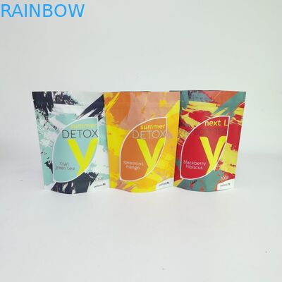 Matte CMYK VMPET Aluminium Foil Tea Bags 50micron Untuk Teh Hijau