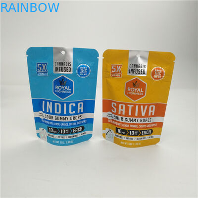 Moq Rendah 3.5g 7g VMPET Alunminum Foil Mylar Bag 100micron