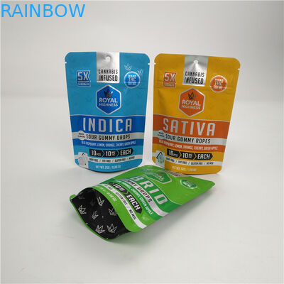 Moq Rendah 3.5g 7g VMPET Alunminum Foil Mylar Bag 100micron