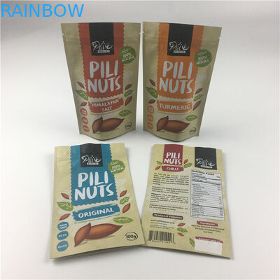 Foil Laminated Resealable Mylar Ziplock bag Doypack Matcha Tea