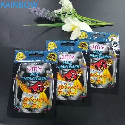 Ritsleting Plastik CMYK 120micron Smell Proof Mylar Bags 110 * 150mm