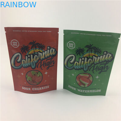 Cookies 3.5g VMPET 100micron Weed Stand Up Pouch Untuk CBD