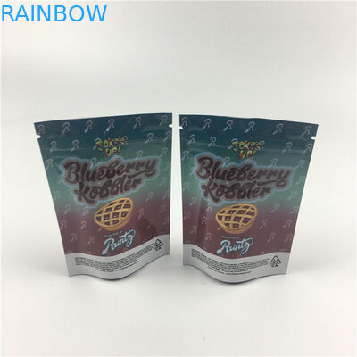 Mylar 7g 3.5g 14g 100 mikron Tas Kemasan Gulma Plastik