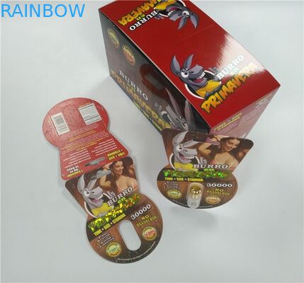 SGS 350g Whiteboard Rhino 69 Paper Blister Card Engraving Craft