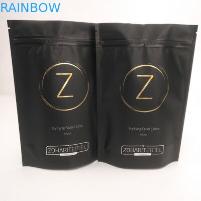 MOPP VMPET SGS Zipper Stand Up Pouch Untuk Kain Pembersih Wajah