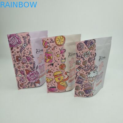 Bolsa Matt Film MOPP VMPET Kantong Stand Up yang Dapat Ditutup Kembali Untuk Doypack Kacang