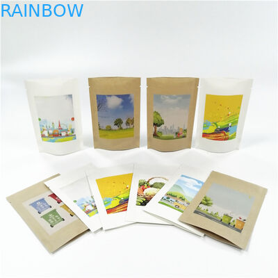 Tas Kemasan Kertas Kraft 100mircon VMPET Biodegradable