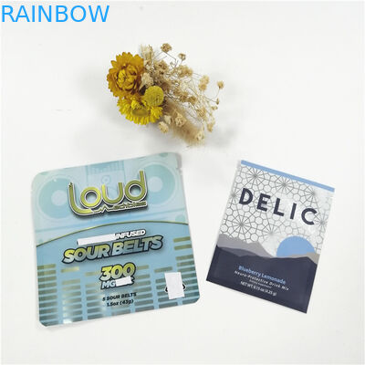 3.5g CB TH 100mircon CMYK Tas Kemasan Pencetakan Metalik