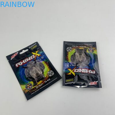 240micron Resealable Zipper Mylar Plastic Pouch Untuk Permen Asam Gummy