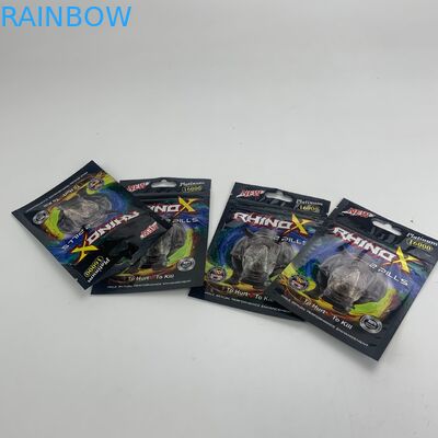 240micron Resealable Zipper Mylar Plastic Pouch Untuk Permen Asam Gummy