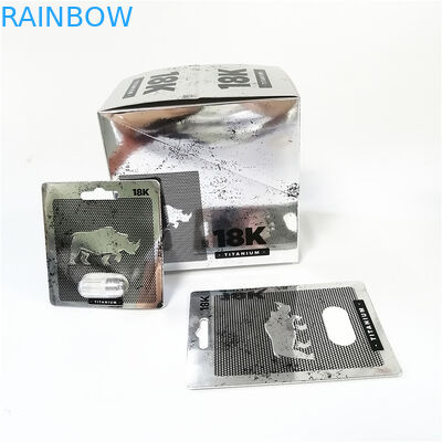 Paket Pussycat Rhino Capsule Pills pencetakan UV Kartu Blister