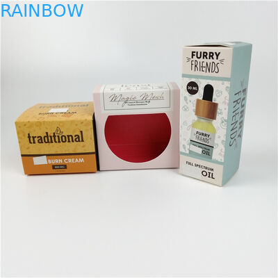 Hot Stamping Cardboard Cookies Kotak Kertas Cetak Kustom dengan Logo Pribadi