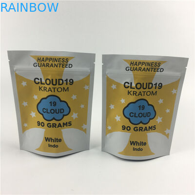 Soft Touch Weed Mylar custom print stand up pouches Matte Tahan Anak