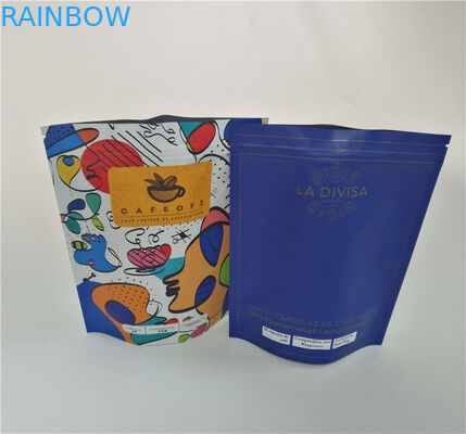 Vacuum Seal Logo Kustom Tas Kemasan Ziplock Digital Printed