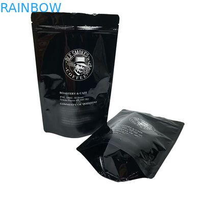 Ziplock Tear Notch Coffee Beans Kemasan Kantong Plastik 100g 200g 250g 500g