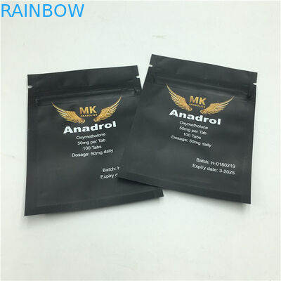 Kemasan Kantong Plastik Ritsleting Matte Snack Dicetak Tiga Sisi Disegel