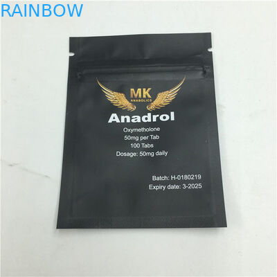 Kemasan Kantong Plastik Ritsleting Matte Snack Dicetak Tiga Sisi Disegel