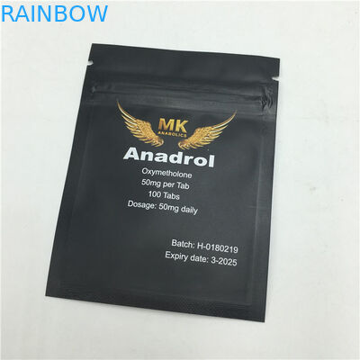 Kemasan Kantong Plastik Ritsleting Matte Snack Dicetak Tiga Sisi Disegel