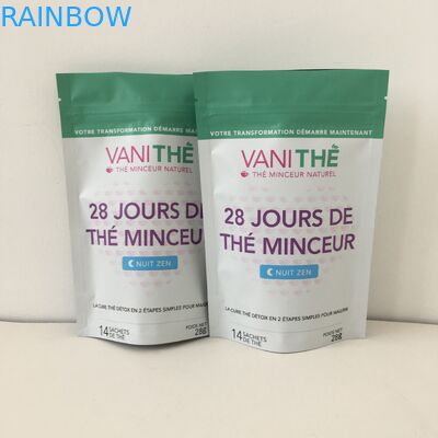 Aluminium Foil Stand Up Zipper Snack Bag Packaging Digital Printed