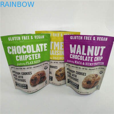 Tas Kemasan Ziplock Stand Up Plastik Dicetak 1 Galon Food Grade