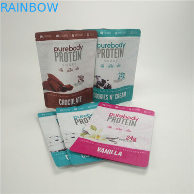 Tas Kemasan Cokelat Cetak Kustom Ramah Lingkungan Tas Bukti Bau Kue Makanan Stand up Pouch