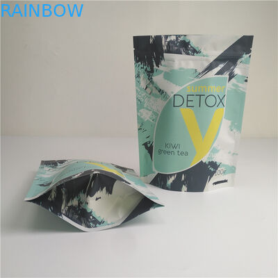 Stand Up Coffee Green Tea Bags Packaging Resealable Eco Friendly Moisture Proof Food Snack Bags