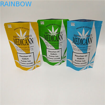 Gummy Bear Edible Mylar Plastic Aluminium Foil Bags Soft Touch