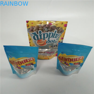 1g 3.5g 7g Gummies Mylar Ziplock Kantong Plastik yang Dapat Ditutup Kembali Tahan Anak