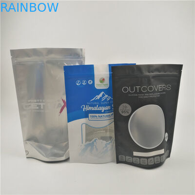 Kemasan Garam Mandi Foil Matt Stand Up Ziplock Pouch Reusable