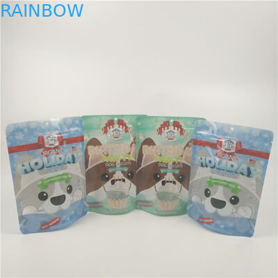 Biskuit Anjing Organik Kantong Makanan Hewan Gravure Printed Film Laminated