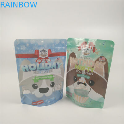 Biskuit Anjing Organik Kantong Makanan Hewan Gravure Printed Film Laminated