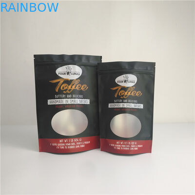 Kemasan Makanan Permen Mylar yang Dapat Dimakan Laminasi Cetak Kustom Dengan Jendela