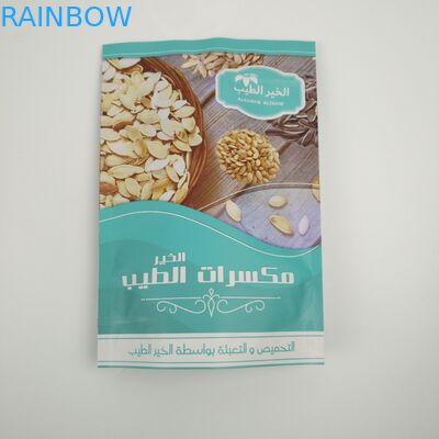 Kacang Buah Kering Kantong Berdiri Daur Ulang Makanan yang Dapat Didaur Ulang Ritsleting Pencetakan Penuh Tahan Air