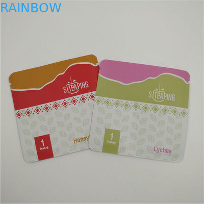 Aluminium Foil Matte Heat Seal Tea Packaging Bag Bukti Kelembaban Ramah Lingkungan