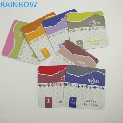 Aluminium Foil Matte Heat Seal Tea Packaging Bag Bukti Kelembaban Ramah Lingkungan