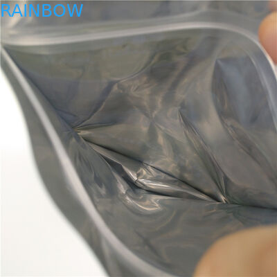MOPP Aluminium Foil Custom Standing Pouch Zipper Moisture Proof Untuk Kacang