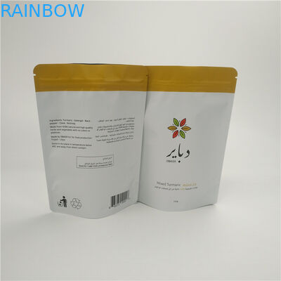 Campuran Bubuk Kunyit MOPP VMPET PE Kantong Makanan Ramah Lingkungan Pencetakan Gravure