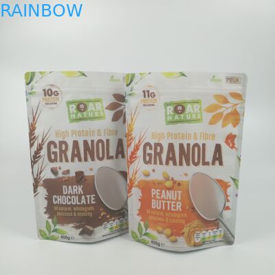 Ziplock Stand Up Aluminium Foil Kantong yang Dapat Ditutup Kembali Kemasan Makanan yang Dapat Didaur Ulang