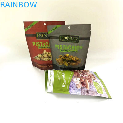 Stand Up Zipper Top Aluminium Foil Mylar Bags Bukti Bau Kustom Dicetak