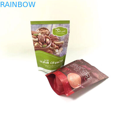 Stand Up Zipper Top Aluminium Foil Mylar Bags Bukti Bau Kustom Dicetak