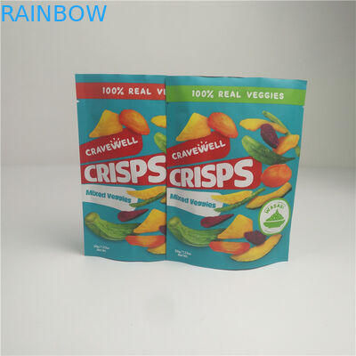 Sayuran Kering Campuran Organik Matte Mylar Aluminium Stand Up Pouch 35g